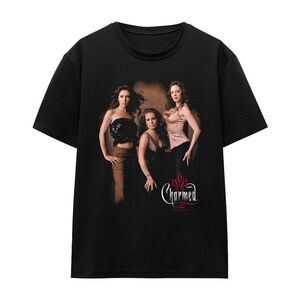 Charmed Unisex Adult Three Hot Witches T-Shirt / Black